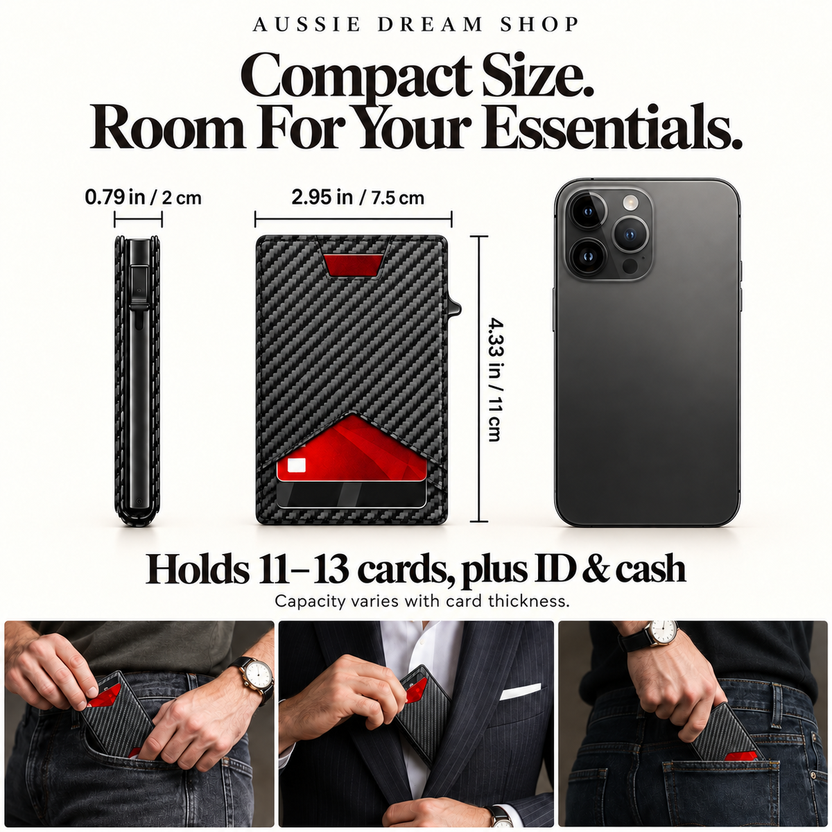 SlideCraft™ | Pop-Up RFID Wallet