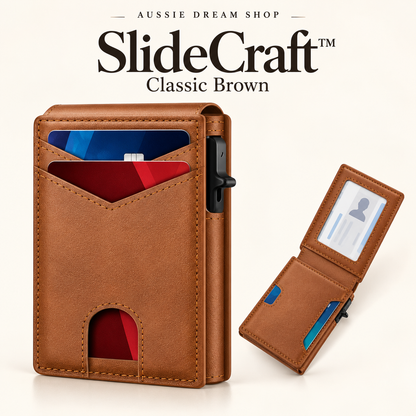 SlideCraft™ | Pop-Up RFID Wallet