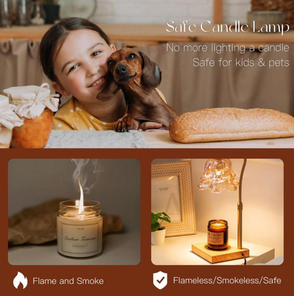 FloraGlow™ Candle Lamp