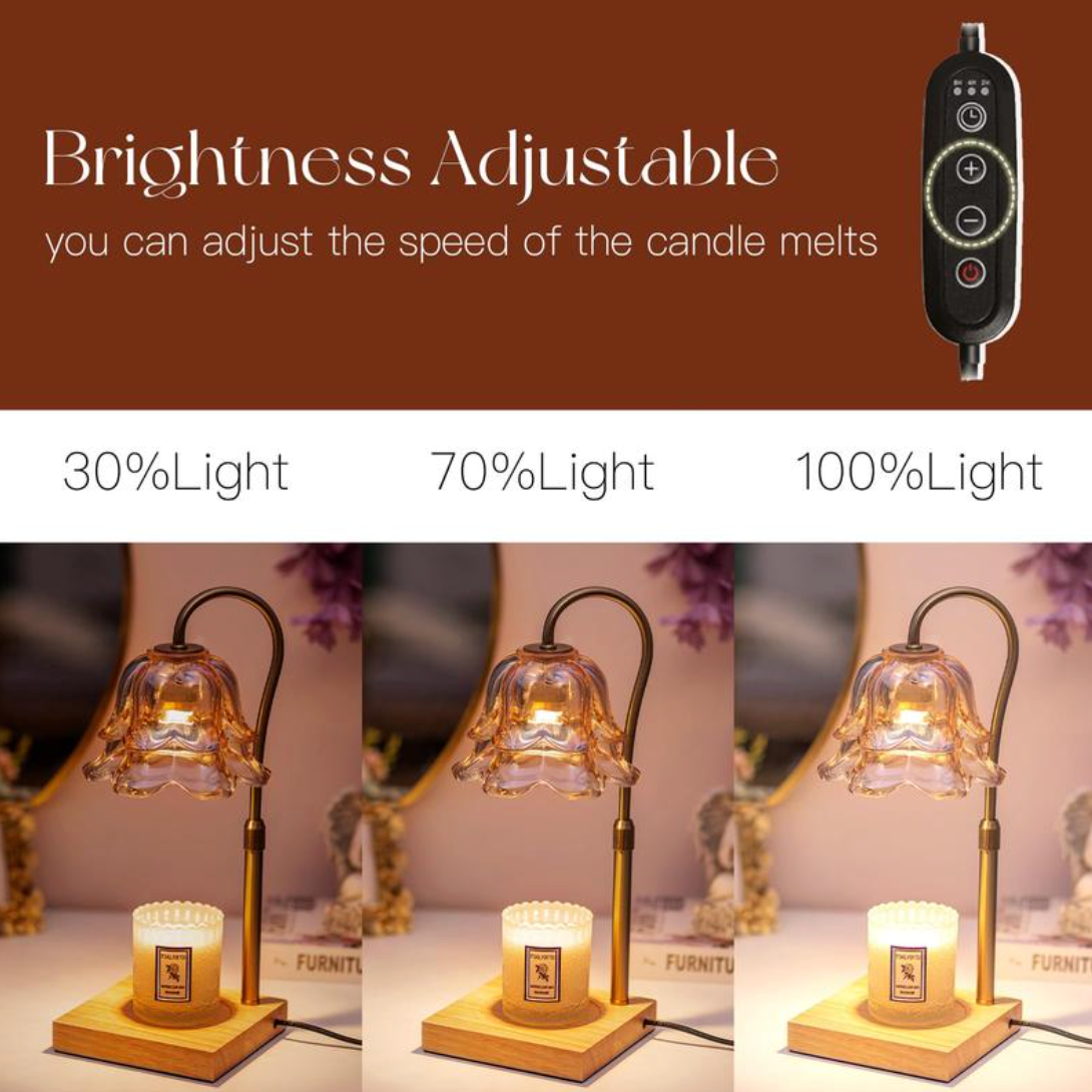 FloraGlow™ Candle Lamp