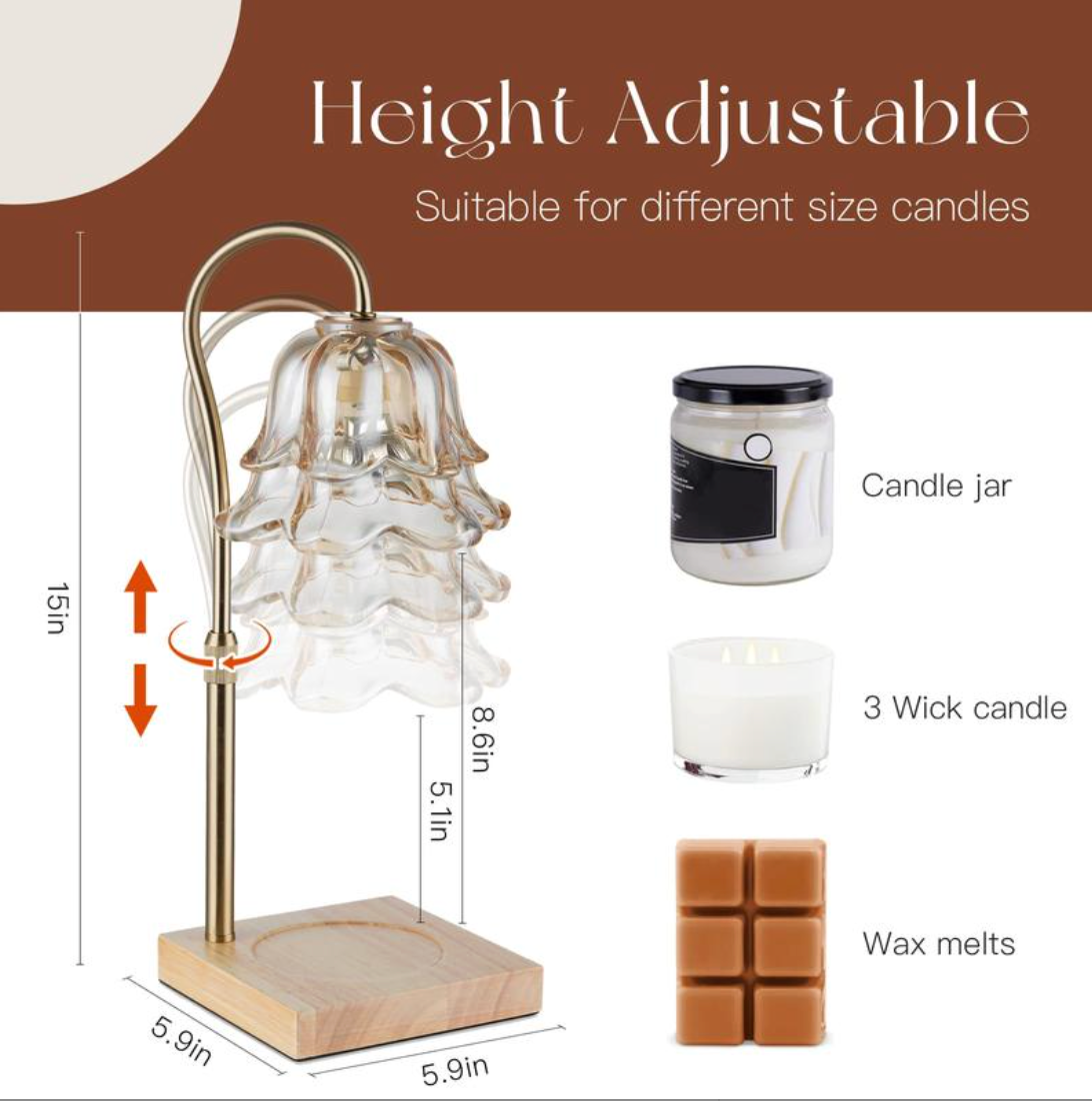 FloraGlow™ Candle Lamp