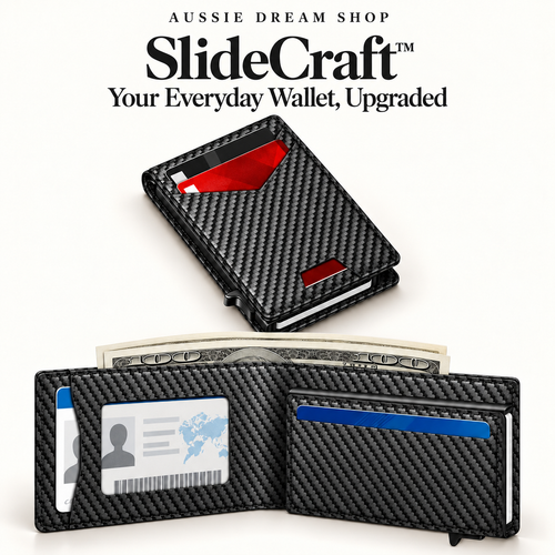 SlideCraft™ | Pop-Up RFID Wallet